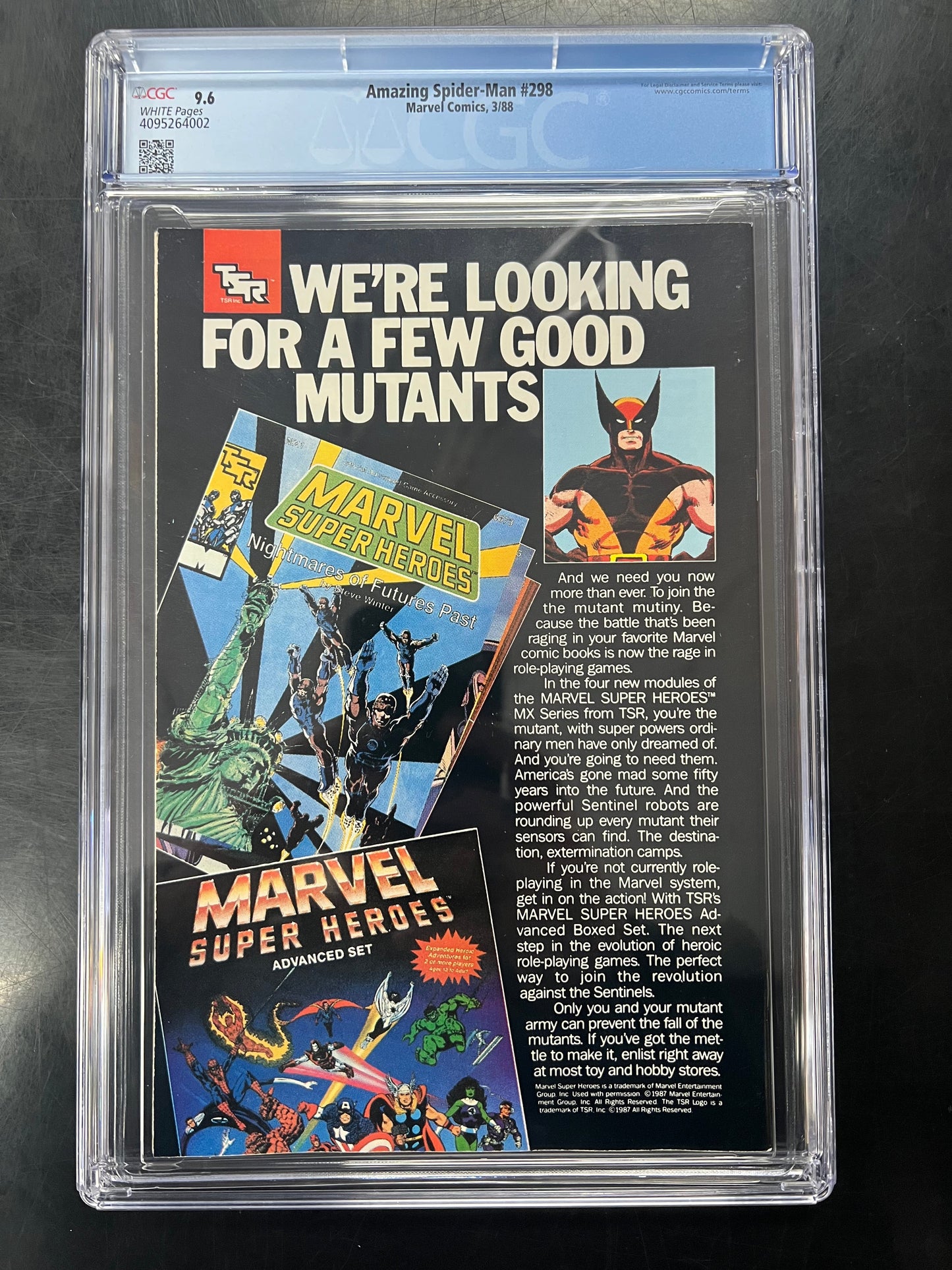 Amazing Spider-Man 298 - CGC 9.6