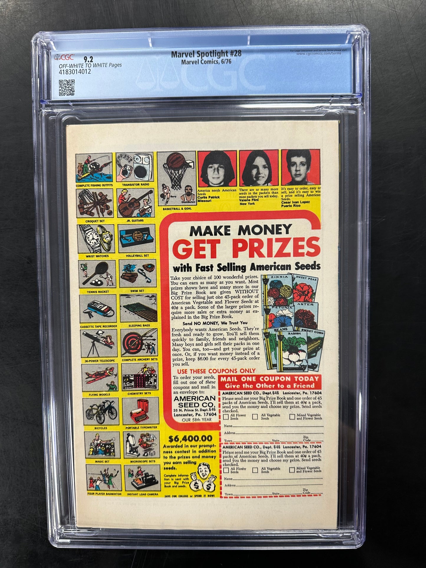 Marvel Spotlight #28 CGC 9.2 – 1st Solo Moon Knight Story