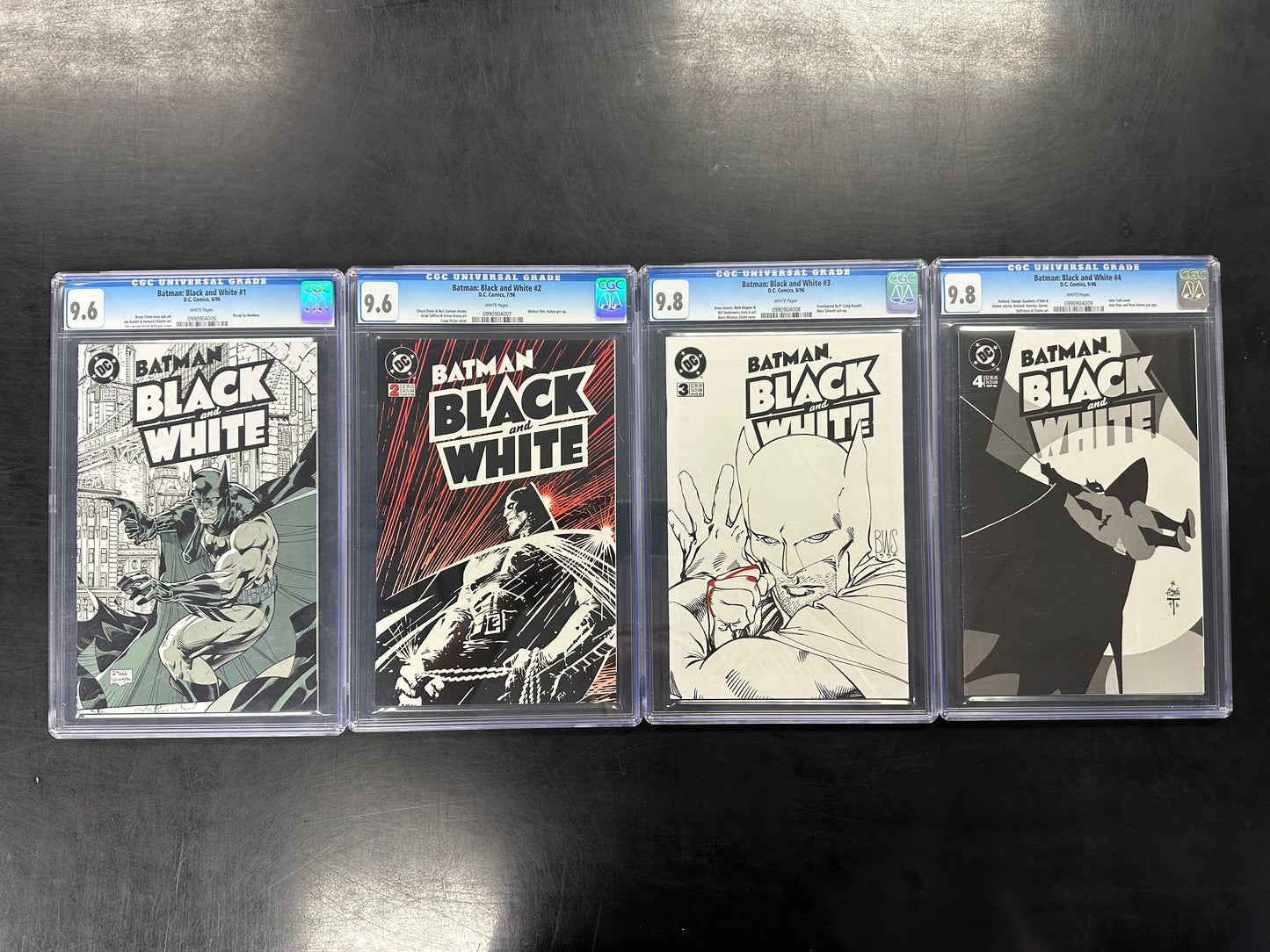 Batman: Black and White #1–4 Set CGC 9.6–9.8 – Complete Mini-Series