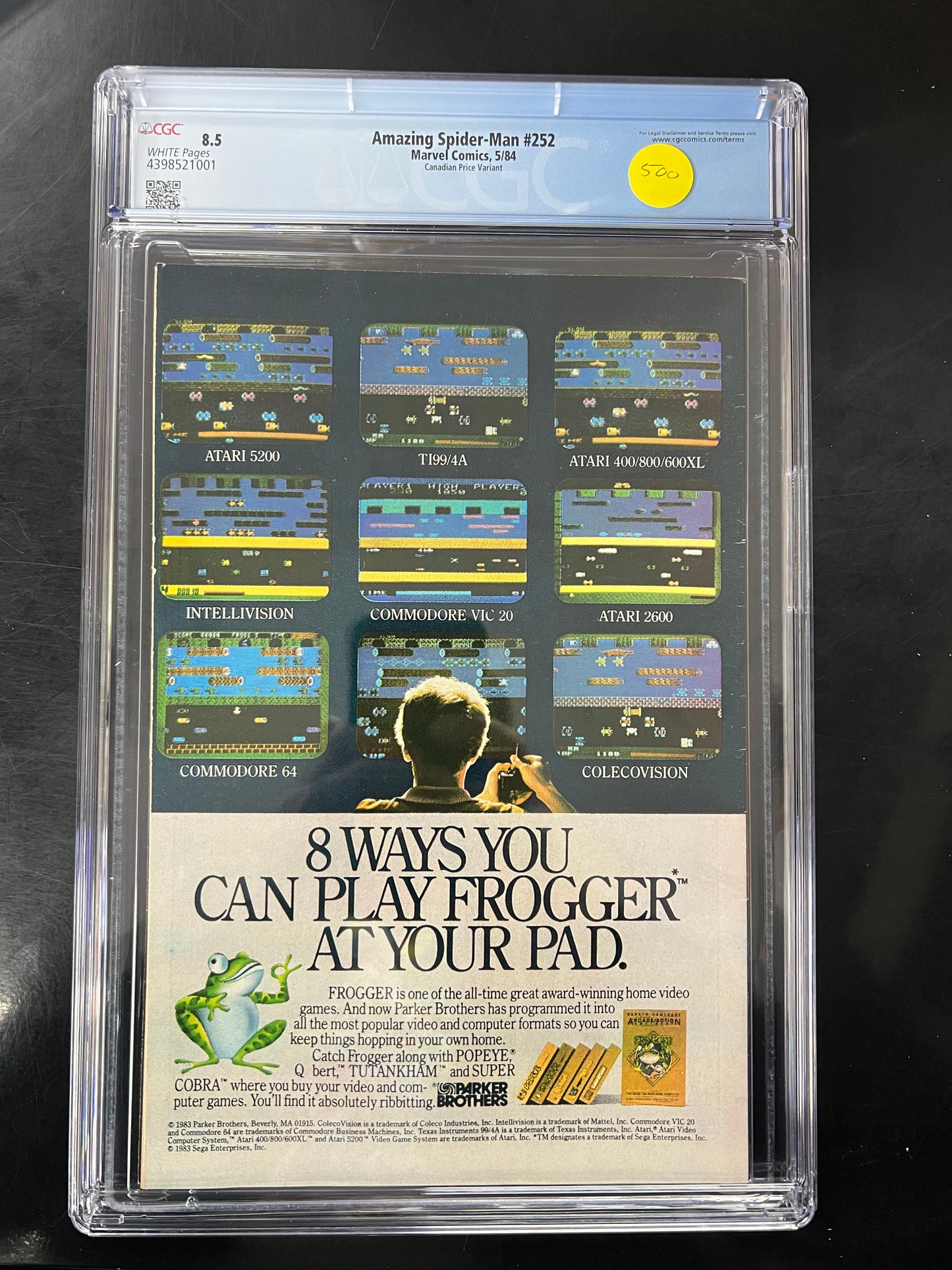 Amazing Spider-Man #252 - CGC 8.5 - 1st Black Costume (Symbiote)