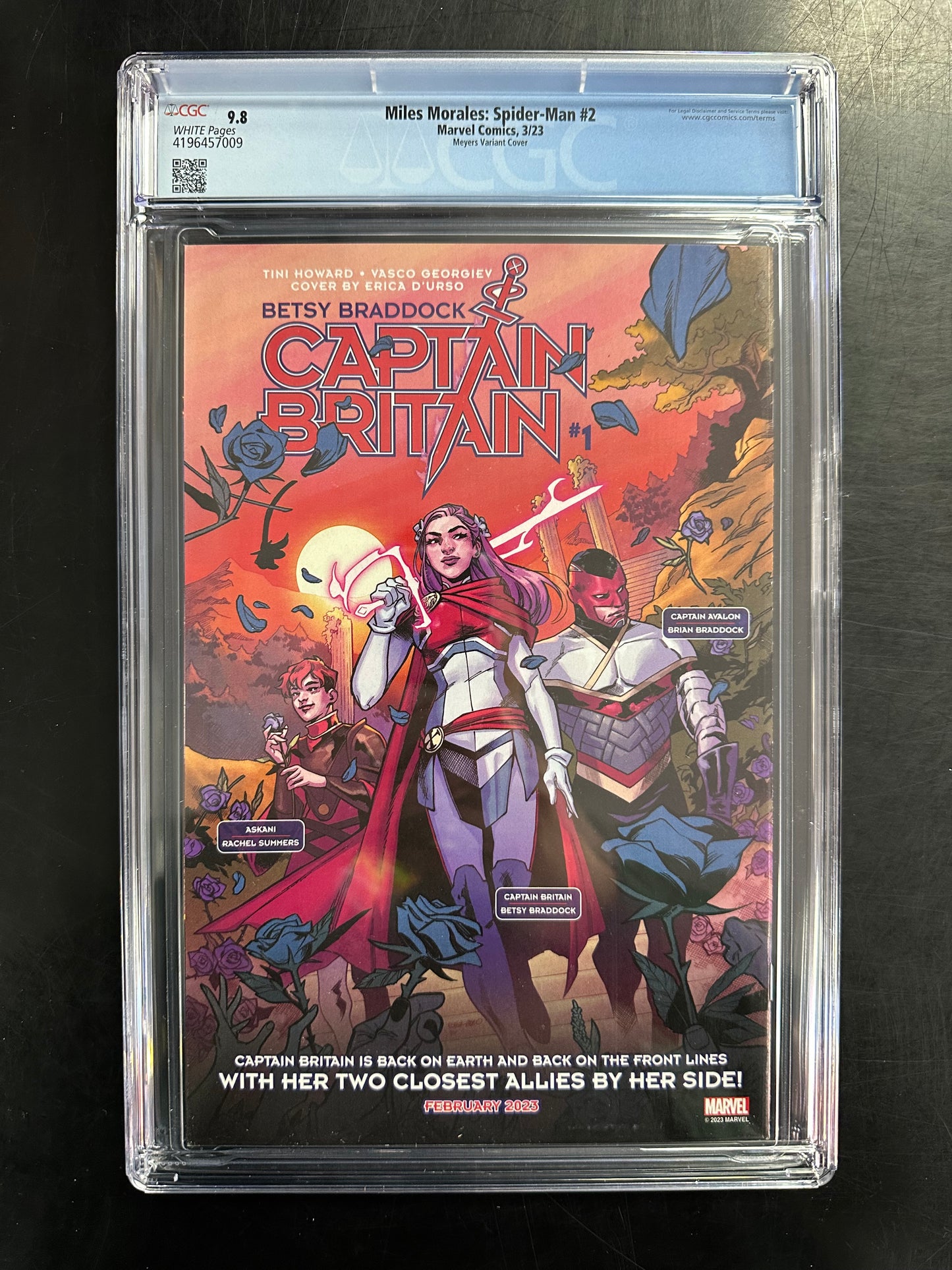 Miles Morales: Spider-Man #2 CGC 9.8 1:25 – Meyers Variant Cover