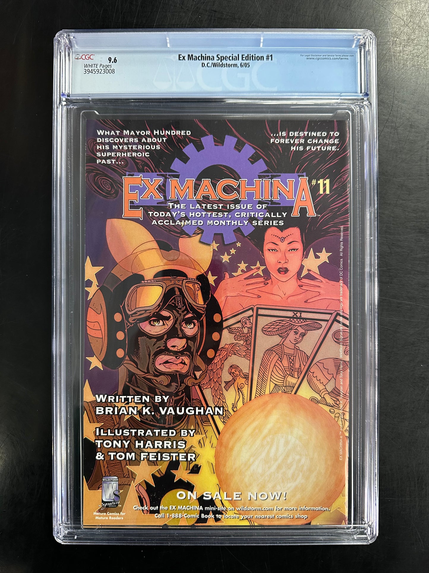 Ex Machina Special Edition #1 CGC 9.6 – Sketch Cover