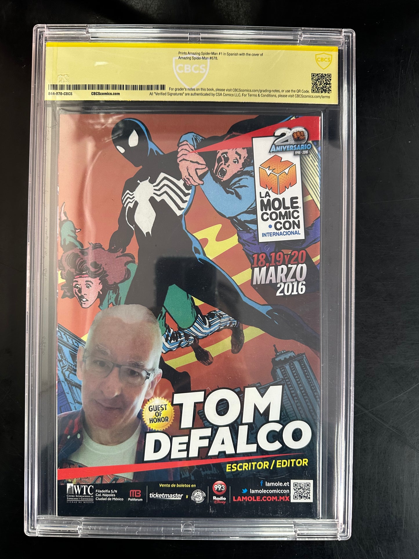 El Asombroso Hombre Araña #1 CBCS – Mexican Variant Edition / Signed by Joe Quinones