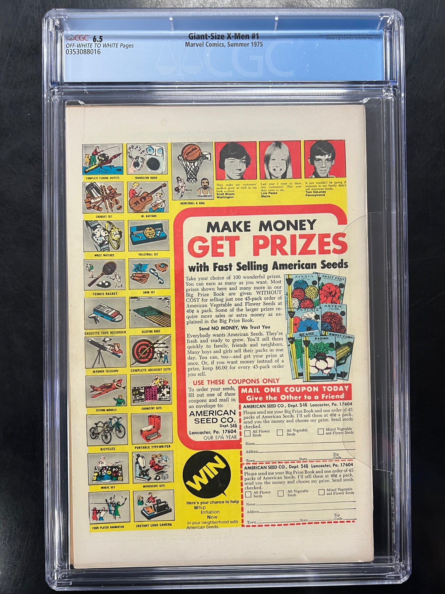 Giant Size X-Men 1 CGC 6.5