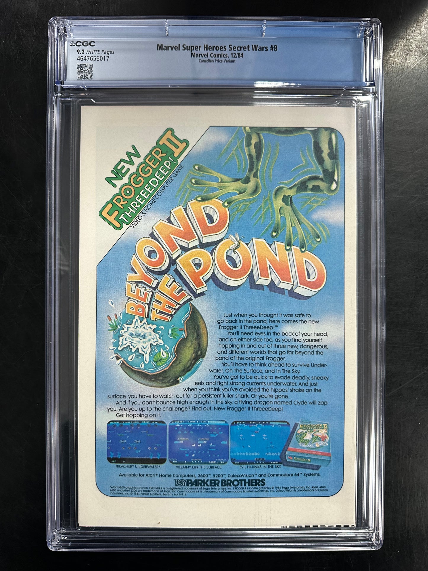 Marvel Super Heroes Secret Wars #8 Canadian Price Variant CGC 9.2 – Origin of the Black Suit / 1st Symbiote