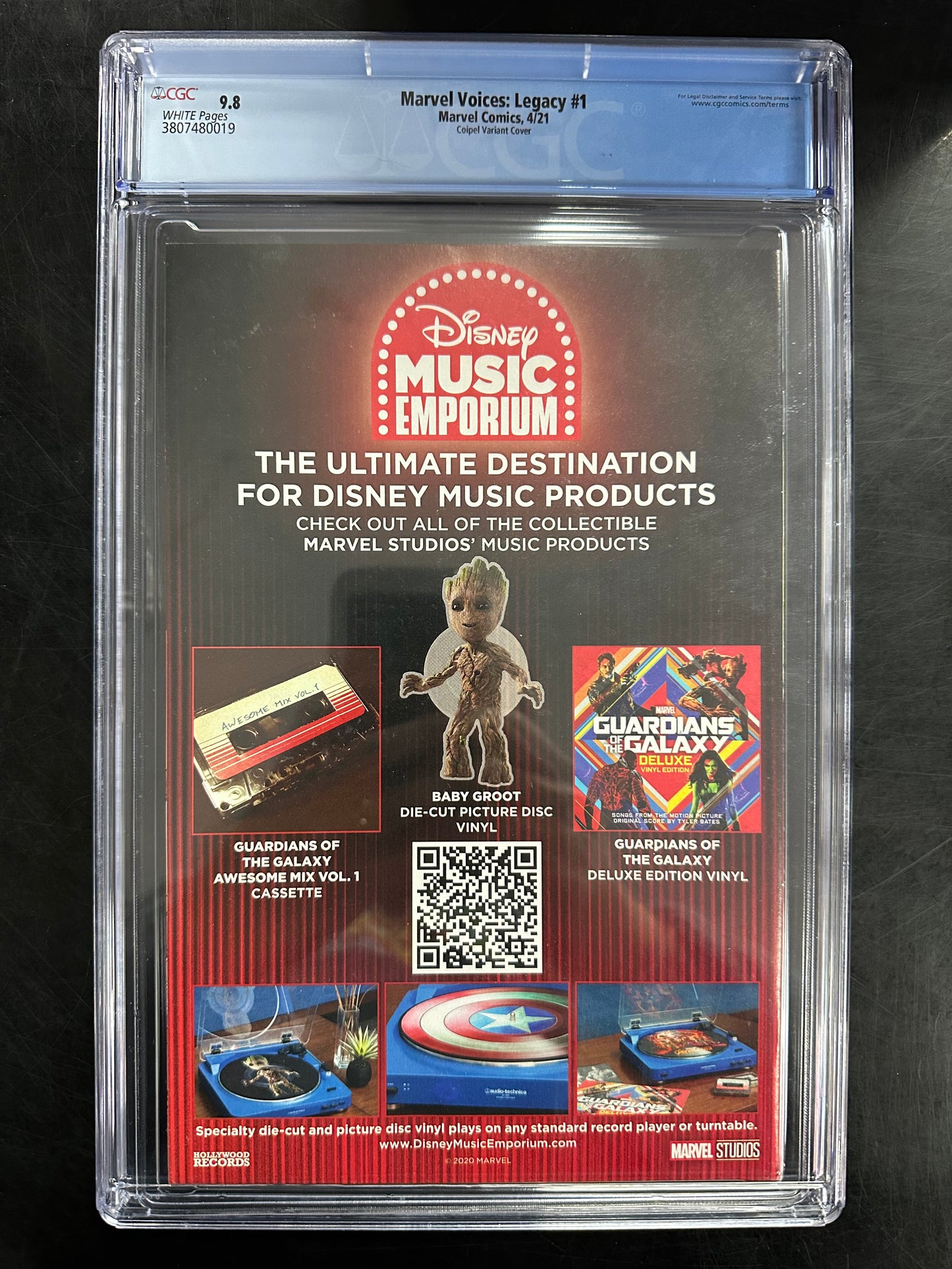 Marvel’s Voices: Legacy #1 CGC 9.8 – Olivier Coipel Variant Cover