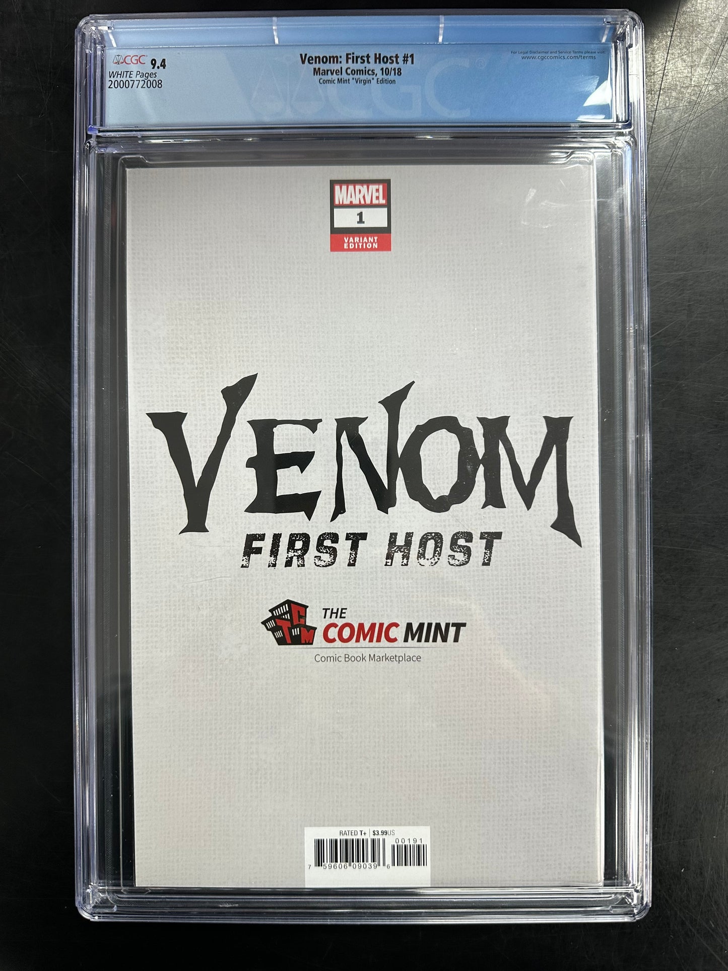 Venom: First Host #1 CGC 9.4 - 1st appearance of Tel-Kar