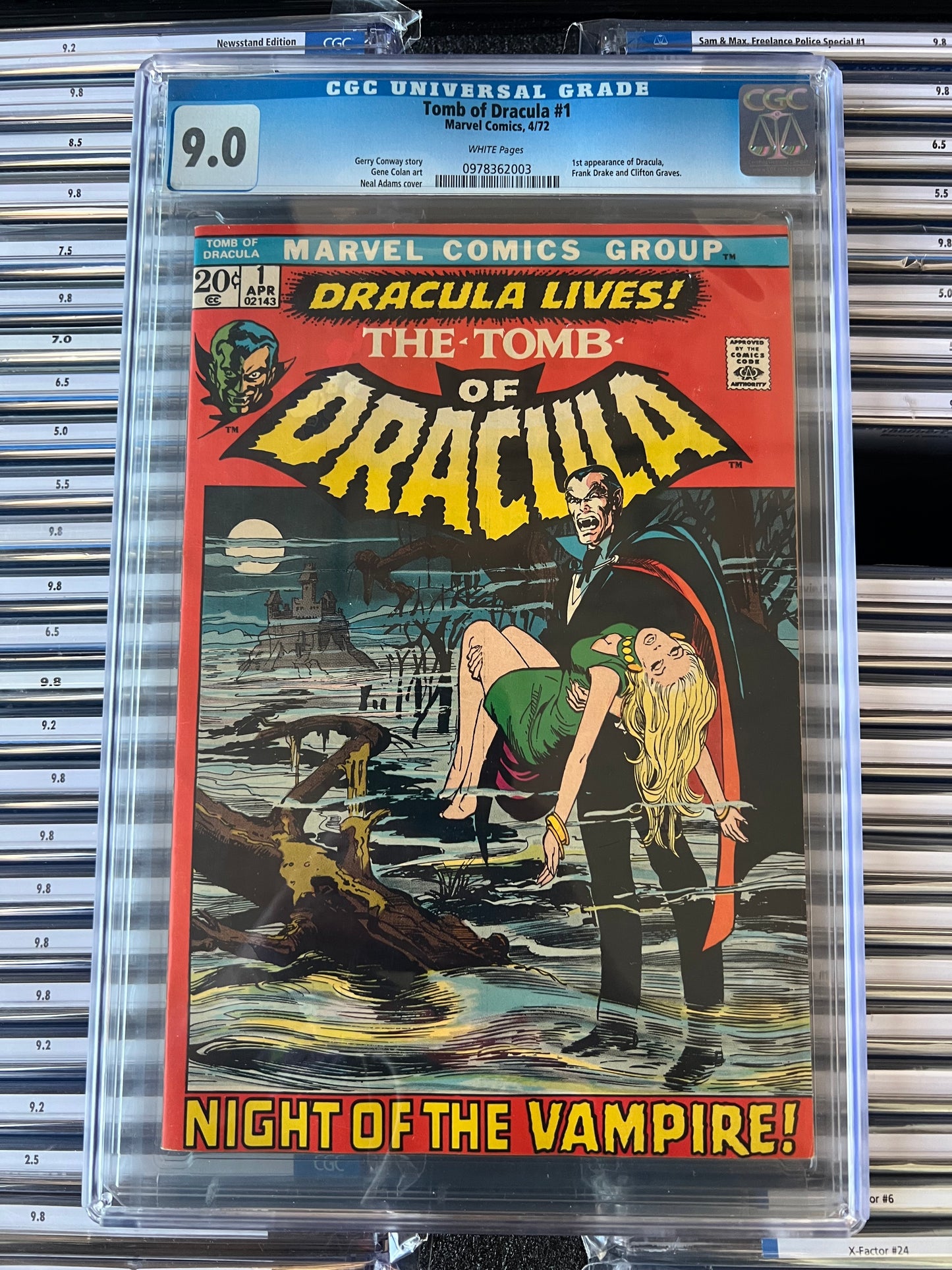Tomb of Dracula 1 CGC 9.0