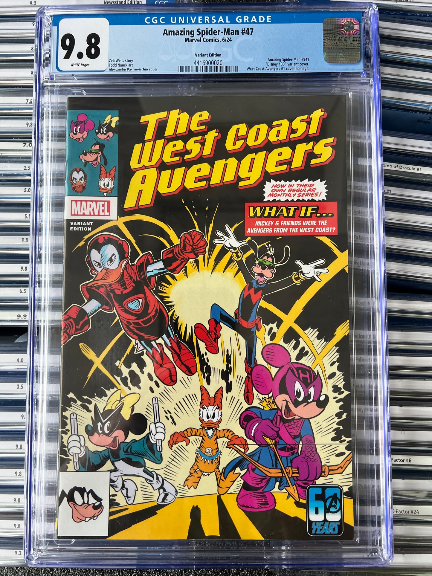 Amazing Spider-Man 47 CGC 9.8 - Disney Variant
