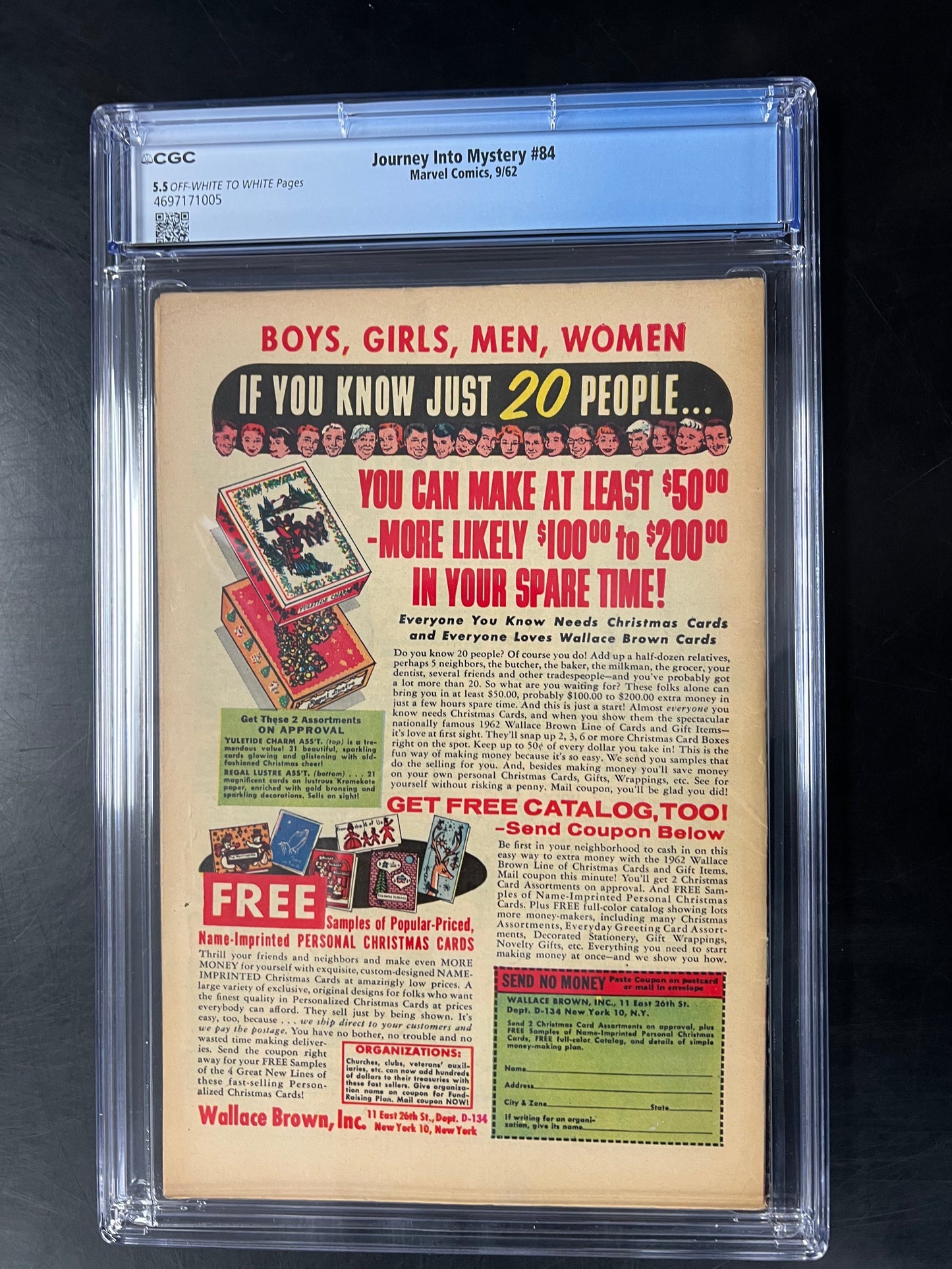 Journey Into Mystery #84 - CGC 5.5