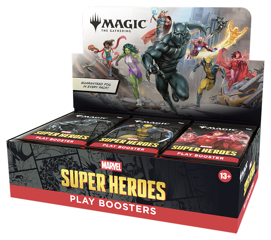 Magic: The Gathering® | Marvel Super Heroes Play Booster Display (pre-order)