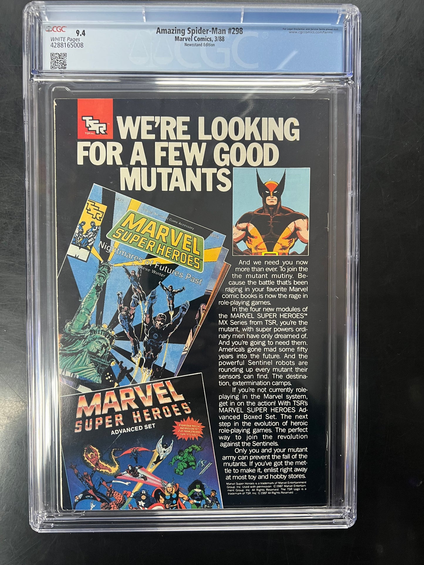 Amazing Spider-Man 298 - CGC 9.4