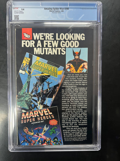 Amazing Spider-Man 298 - CGC 9.4
