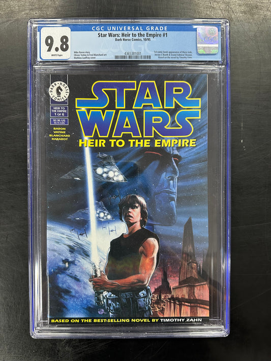 Star Wars: Heir to the Empire #1 CGC 9.8 1st Thrawn & Mara Jade