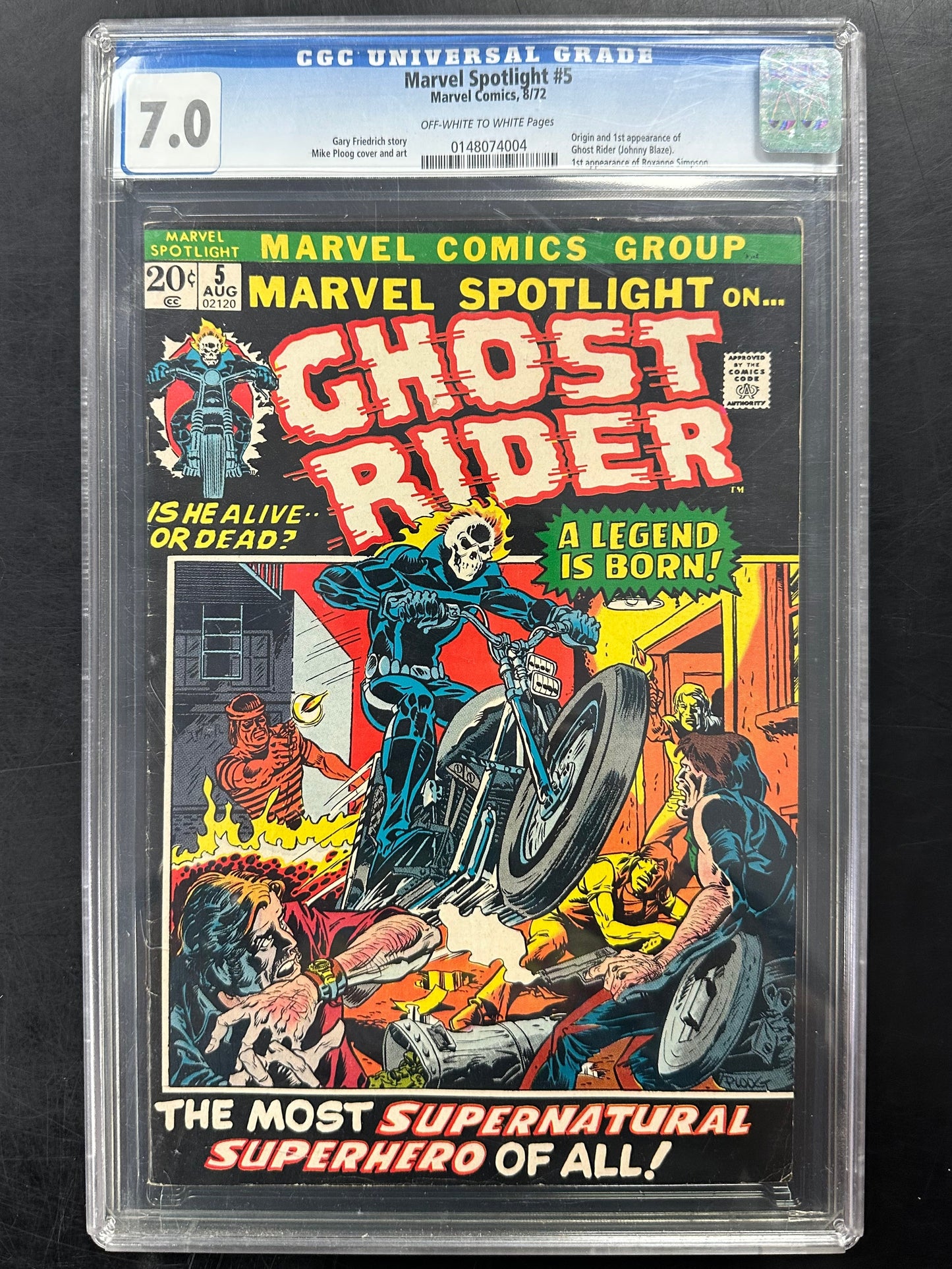 Marvel Spotlight #5 CGC 7.0 – 1st Ghost Rider (Johnny Blaze)