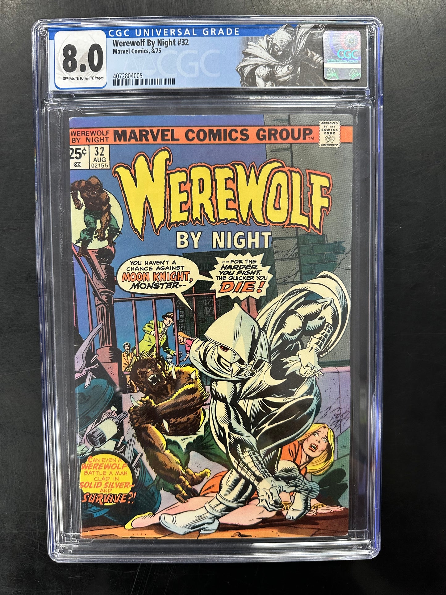 Werewolf by Night #32 CGC 8.0 – 1st Moon Knight