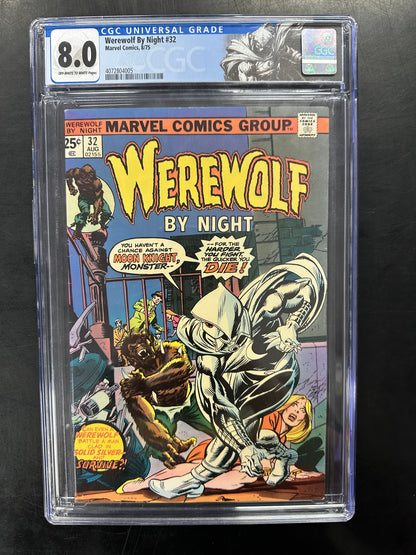 Werewolf by Night #32 CGC 8.0 – 1st Moon Knight