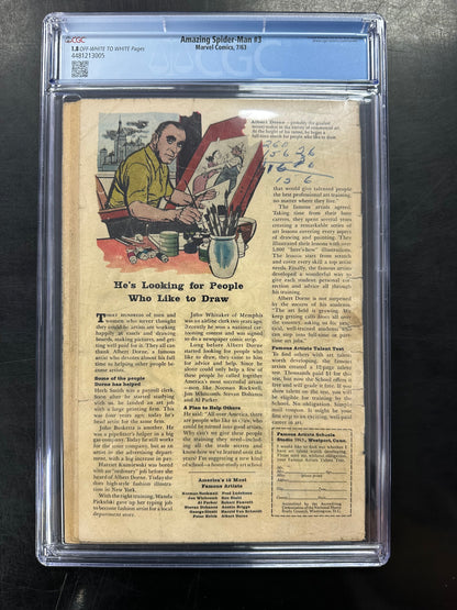 Amazing Spider-Man 3 - CGC 1.8 – 1st Doctor Octopus