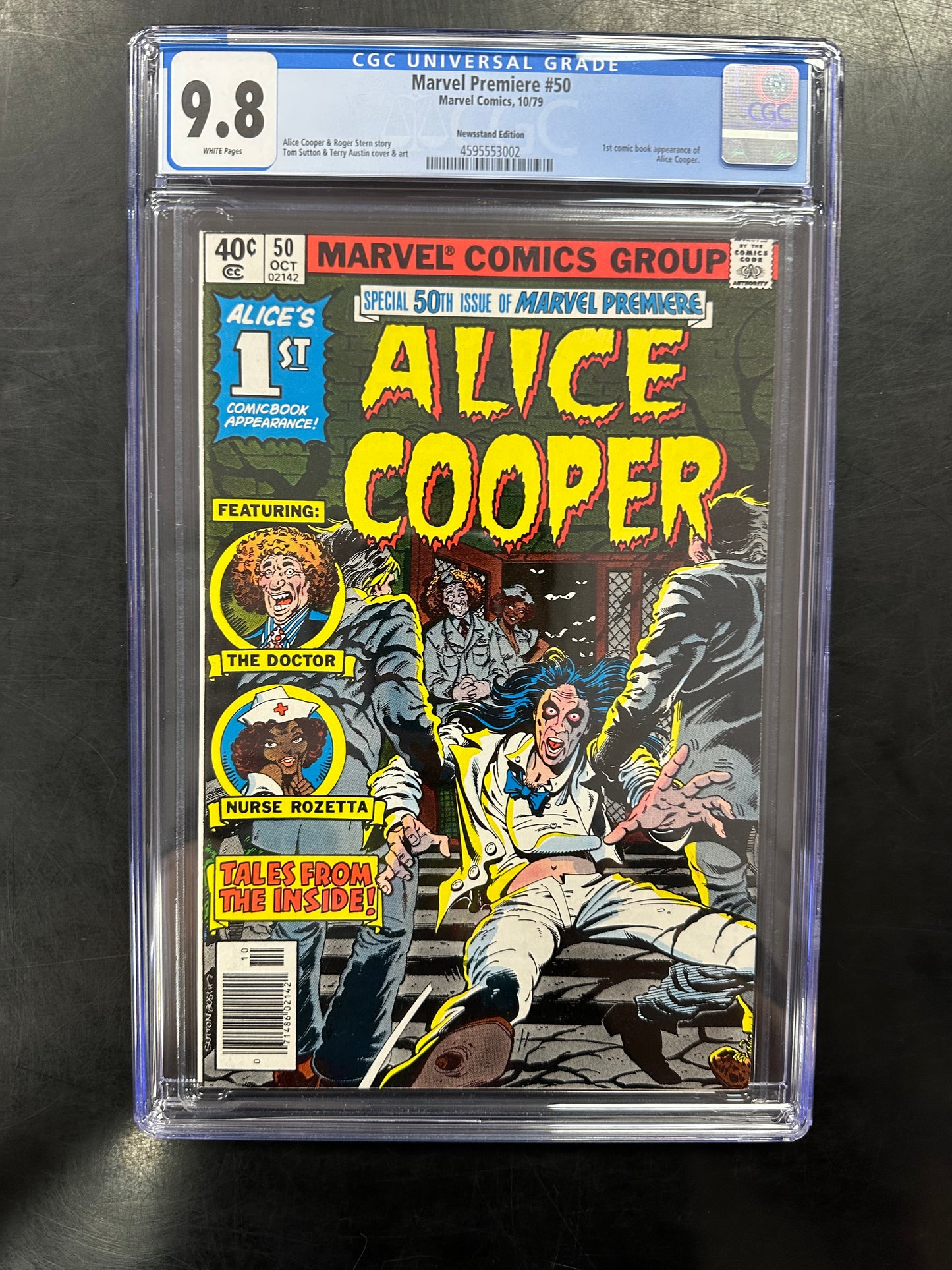 Marvel Premiere #50 (newsstand) CGC 9.8 – 1st Alice Cooper in Comics