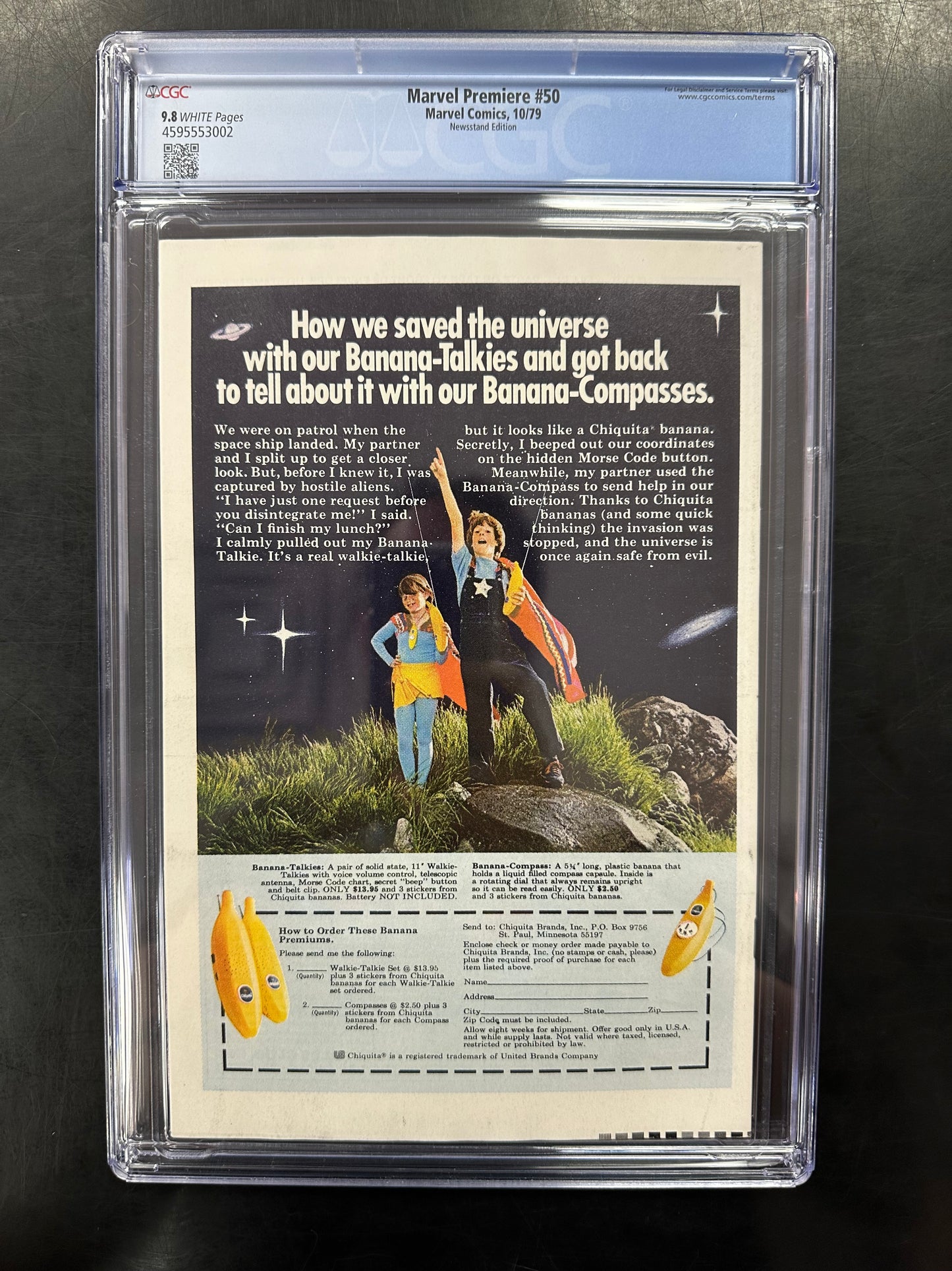 Marvel Premiere #50 (newsstand) CGC 9.8 – 1st Alice Cooper in Comics