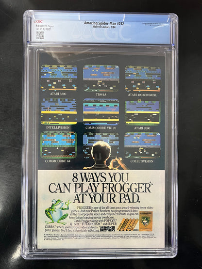 Amazing Spider-Man #252 - CGC 9.8 - 1st Appearance of the Black Costume (Symbiote)