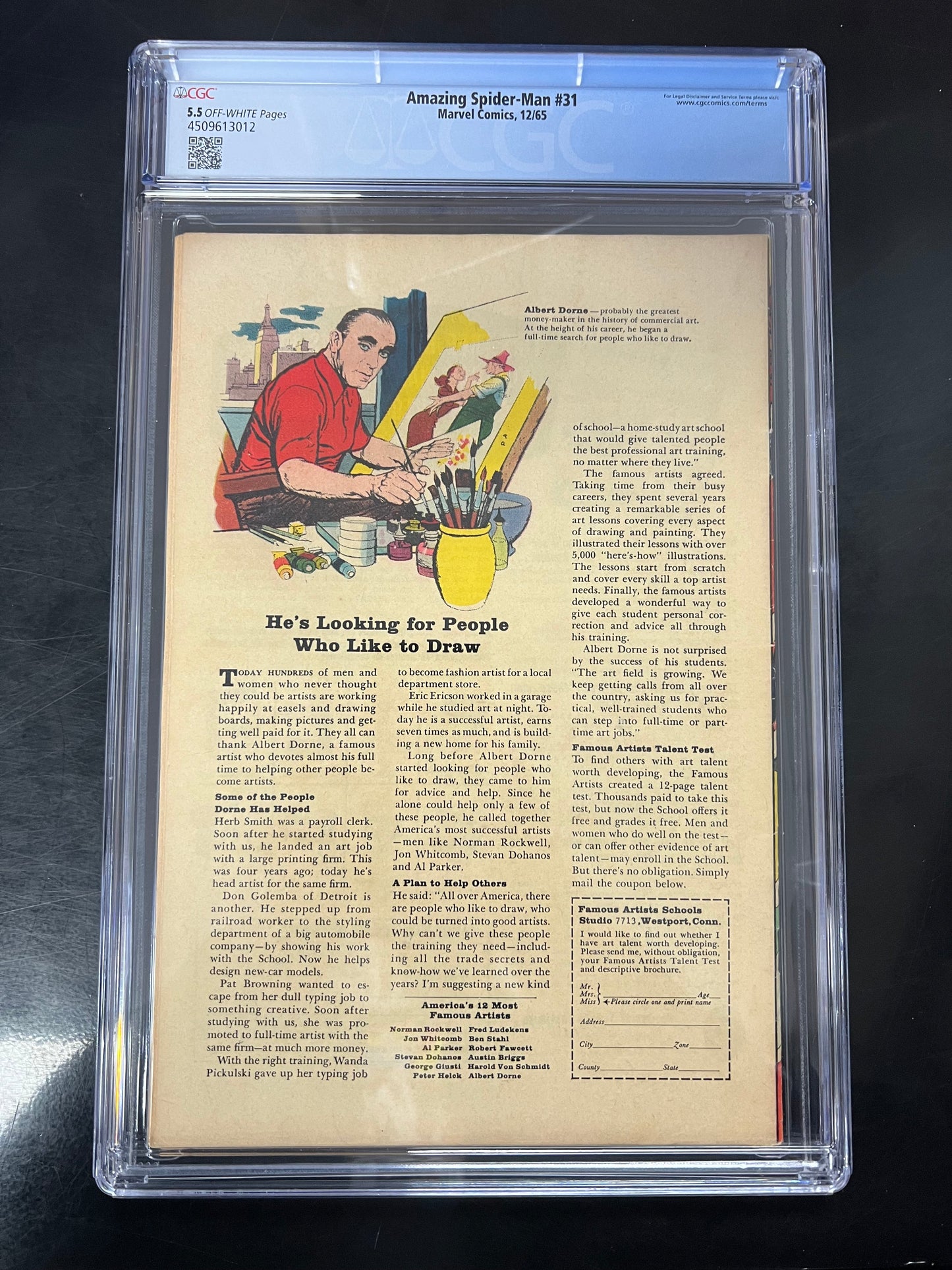 Amazing Spider-Man #31 - CGC 5.5 - 1st Gwen Stacy