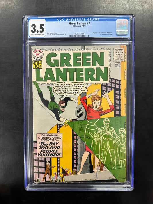 Green Lantern #7 CGC 3.5 – 1st Sinestro