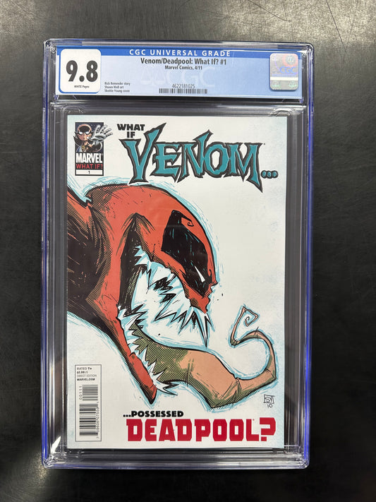 Venom/Deadpool: What If? #1 CGC 9.8 – Skottie Young Cover