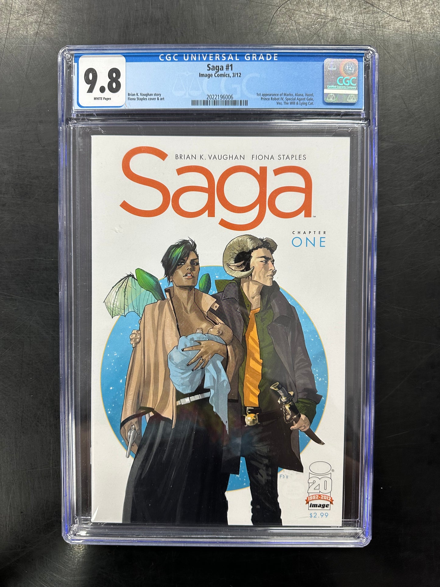 Saga #1 CGC 9.8 – 1st Appearance of Alana, Marko & Hazel