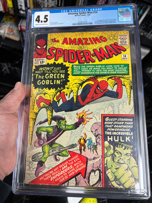 Amazing Spider-Man #14 - CGC 4.5 - 1st Green Goblin