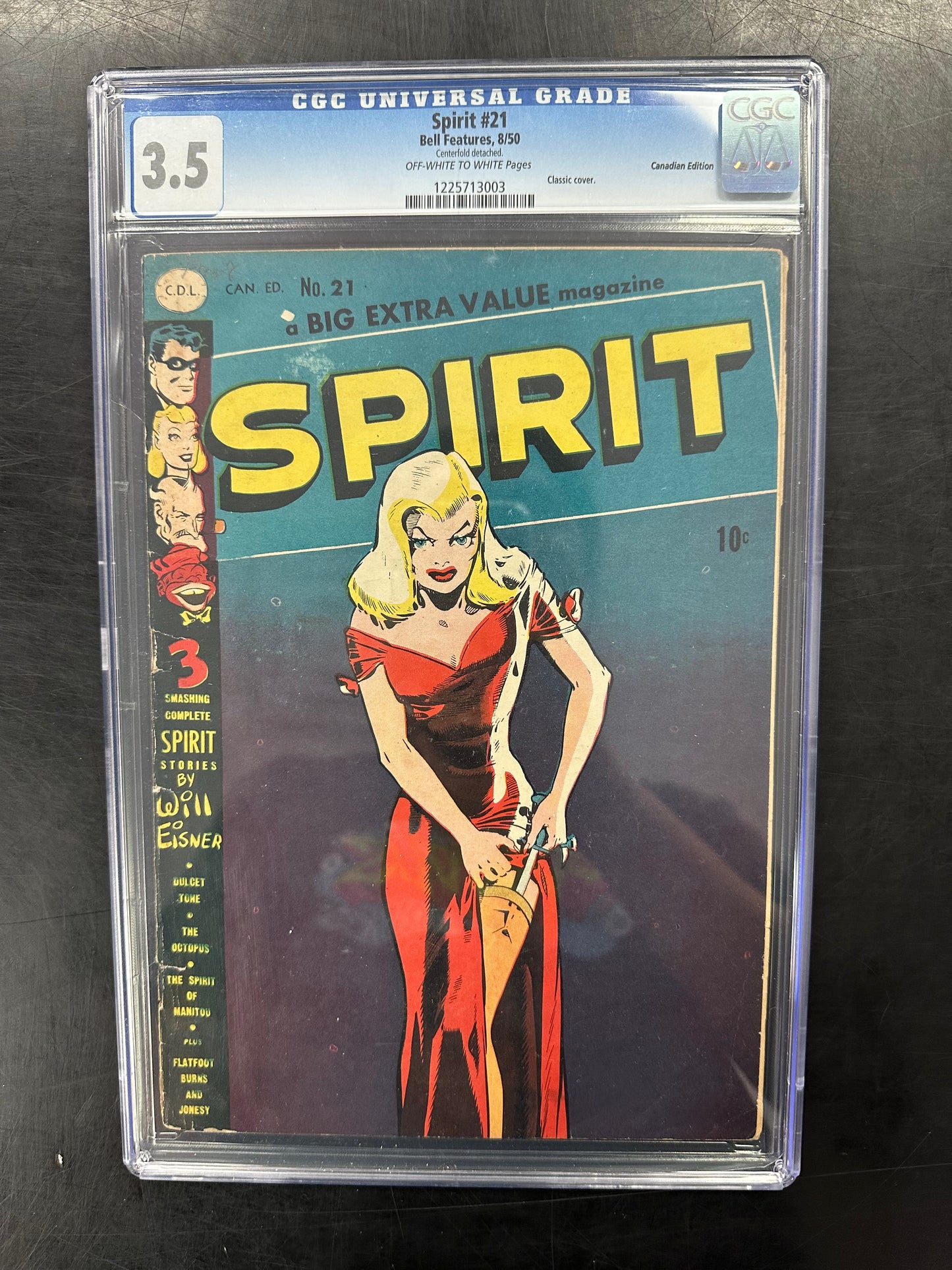 The Spirit #21 (22) (Canadian Edition 1 of 7) CGC 3.5