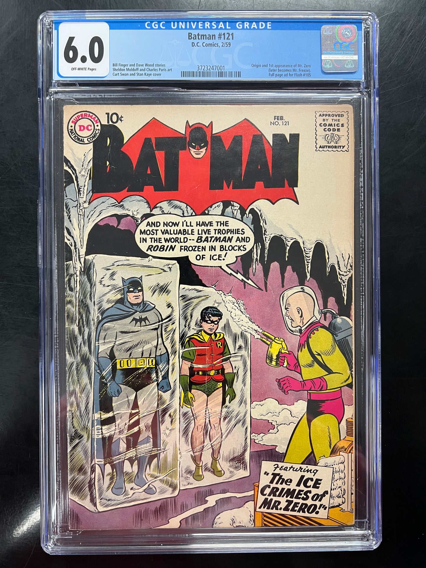 Batman #121 - CGC 6.0 - 1st Appearance of Mr Freeze