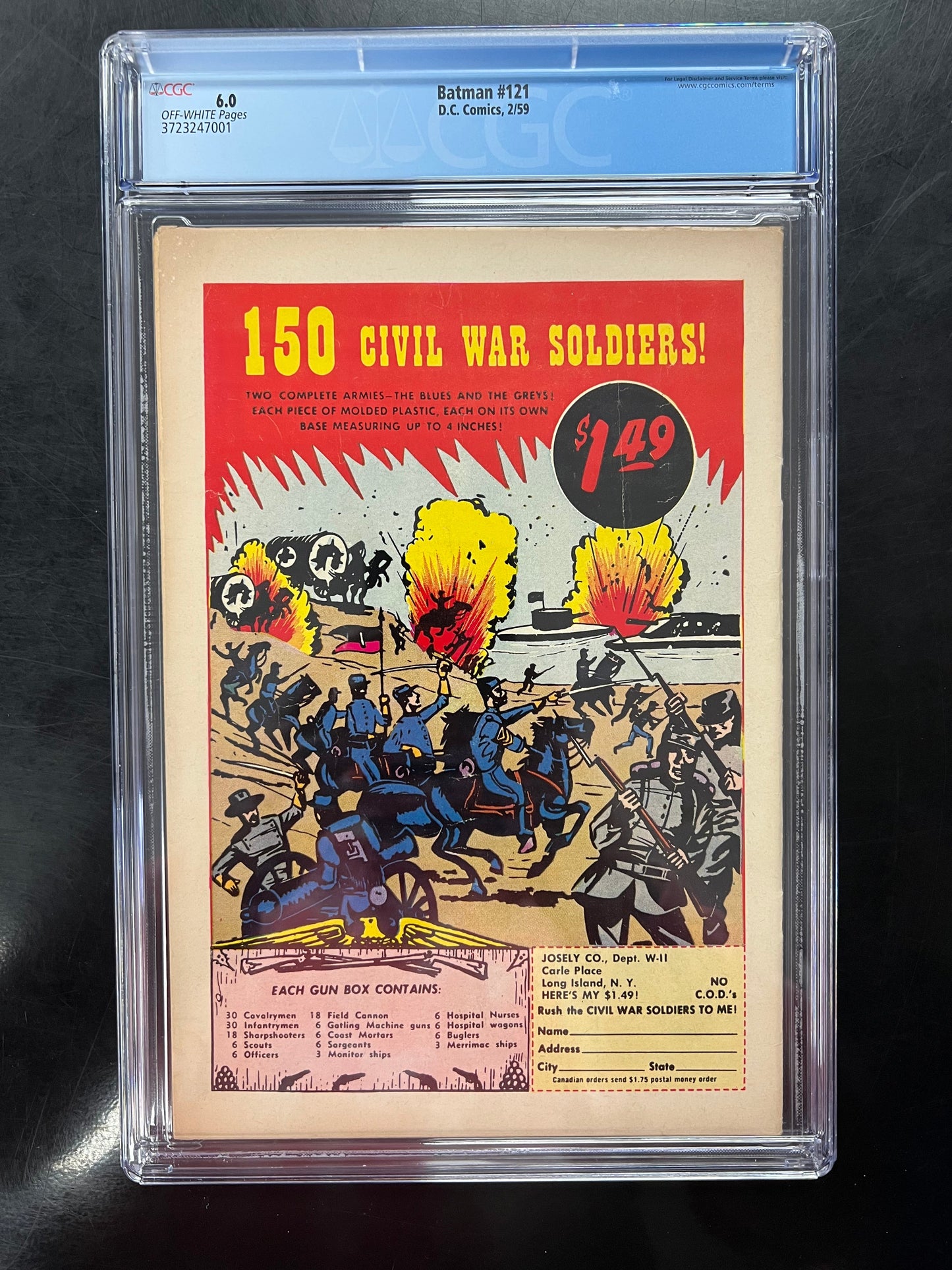 Batman #121 - CGC 6.0 - 1st Appearance of Mr Freeze