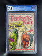 Fantastic Four #12 CGC 7.5 - 1st Hulk vs. Thing