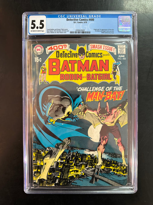 Detective Comics #400 CGC 5.5 – 1st Man-Bat
