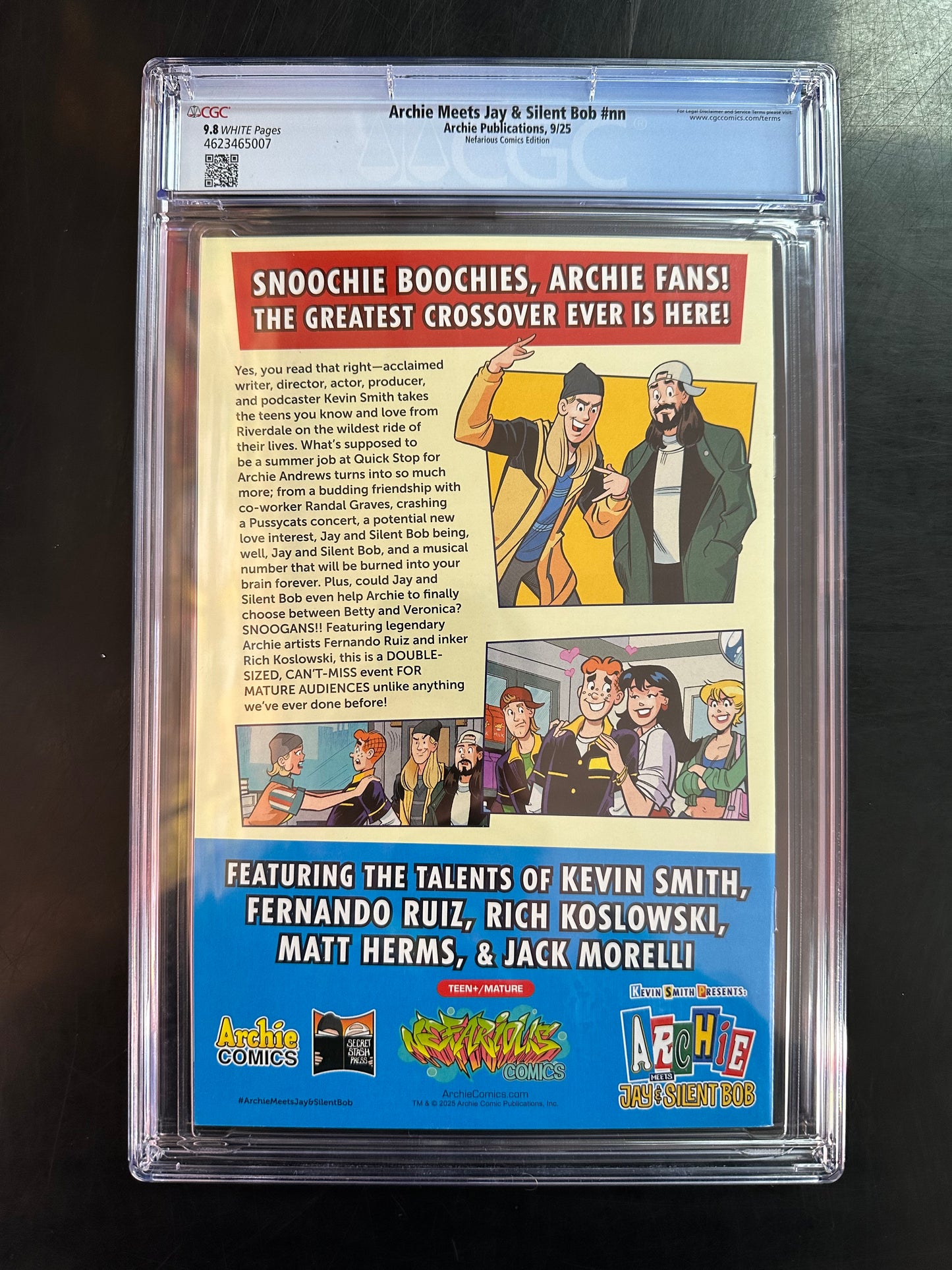 Archie Meets Jay & Silent Bob #1 CGC 9.8 – Nefarious Comics Edition