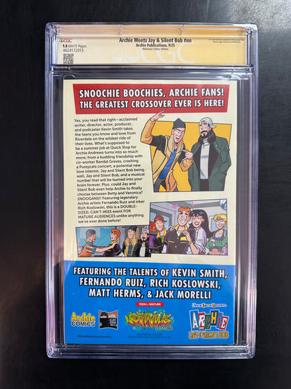Archie Meets Jay & Silent Bob #1 CGC SS 9.8 – Signed by Andrew Thomas Nefarious Comics Edition