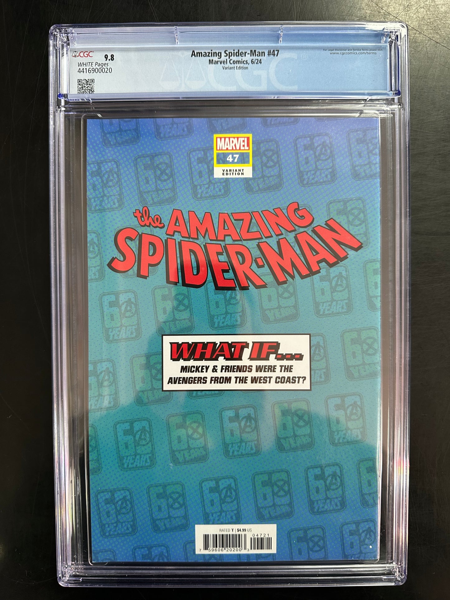 Amazing Spider-Man #47 CGC 9.8 – Disney 100 Pastrovicchio Variant