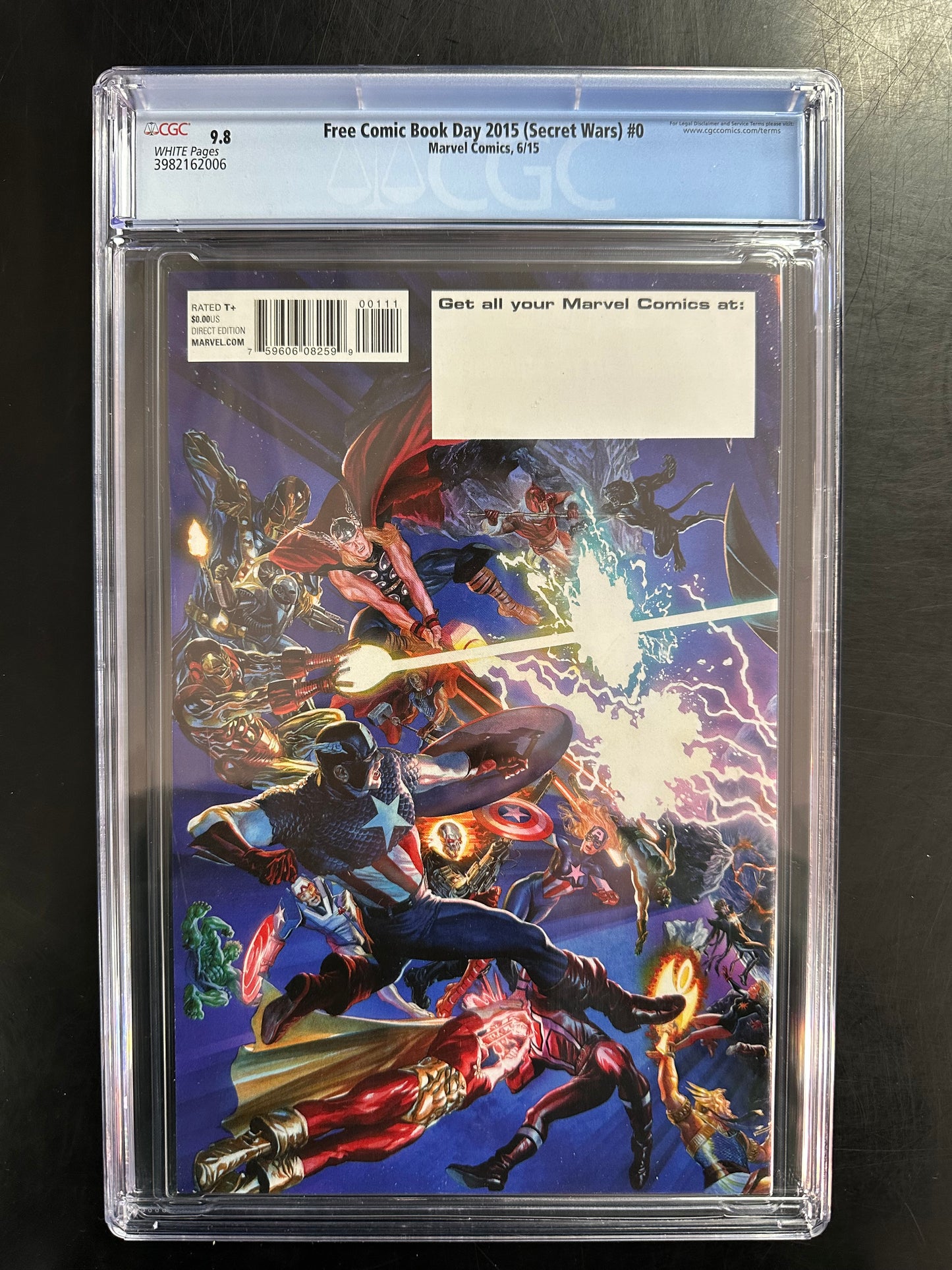 Free Comic Book Day 2015: Secret Wars #0 CGC 9.8 – Prelude to Marvel’s Event Series