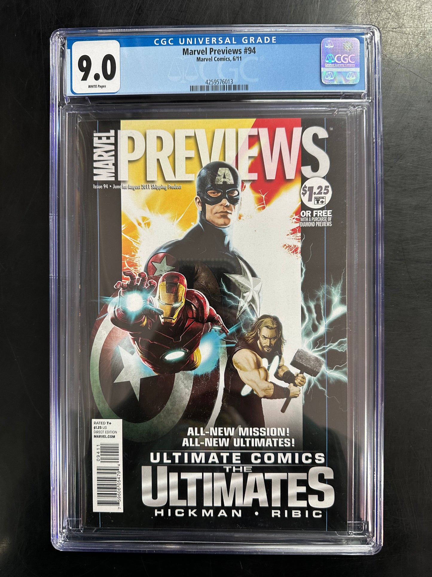 Marvel Previews #94 CGC 9.0 – 1st Appearance of Miles Morales(Preview)