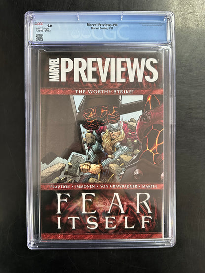 Marvel Previews #94 CGC 9.0 – 1st Appearance of Miles Morales(Preview)