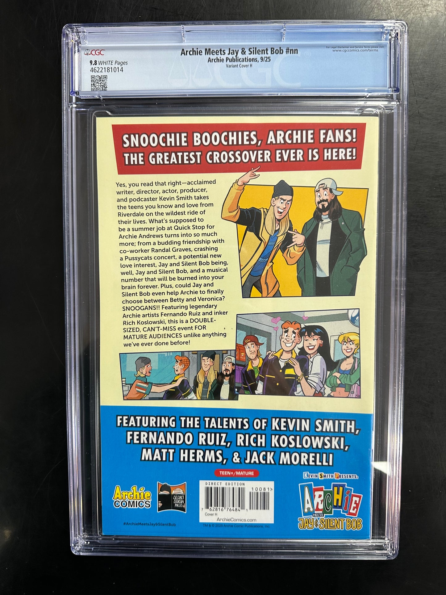 Archie Meets Jay & Silent Bob #1 CGC 9.8 1:25 – Variant Cover H