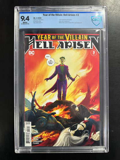 Year of the Villain: Hell Arisen #3 CBCS 9.4 – 1st Full Appearance of Punchline