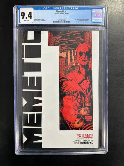 Memetic #1 CGC 9.4  – 1st Issue of the Trilogy