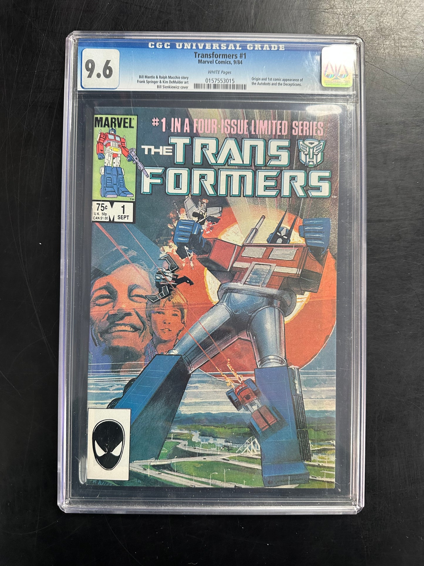 Transformers #1 – 1st Appearance of the Transformers in Comics