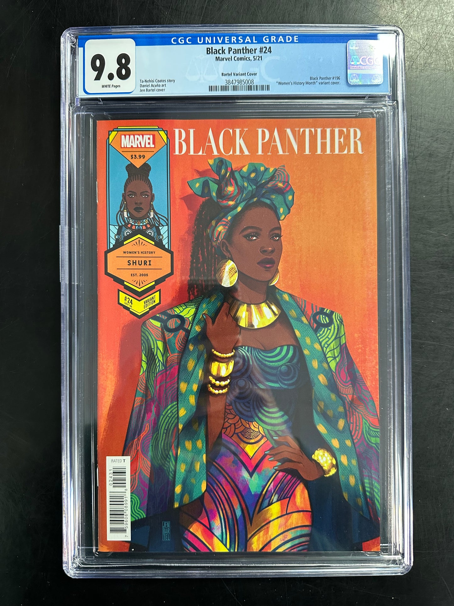 Black Panther #24 CGC 9.8 – Women’s History Month Variant