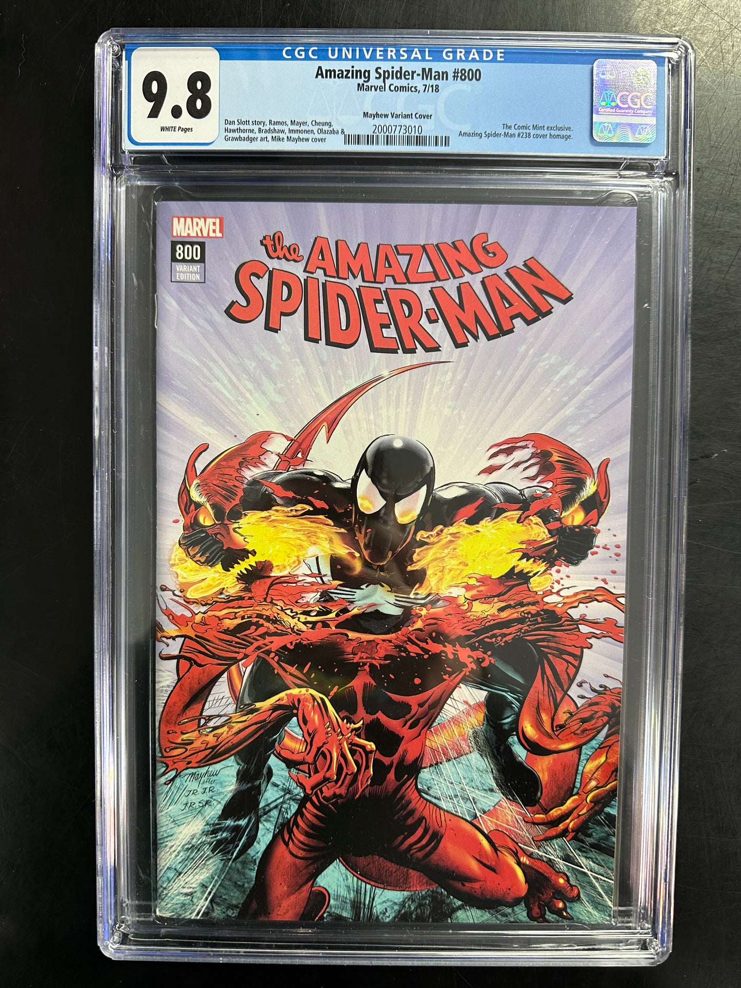 Amazing Spider-Man 800 CGC 9.8 – Comic Mint Exclusive Variant