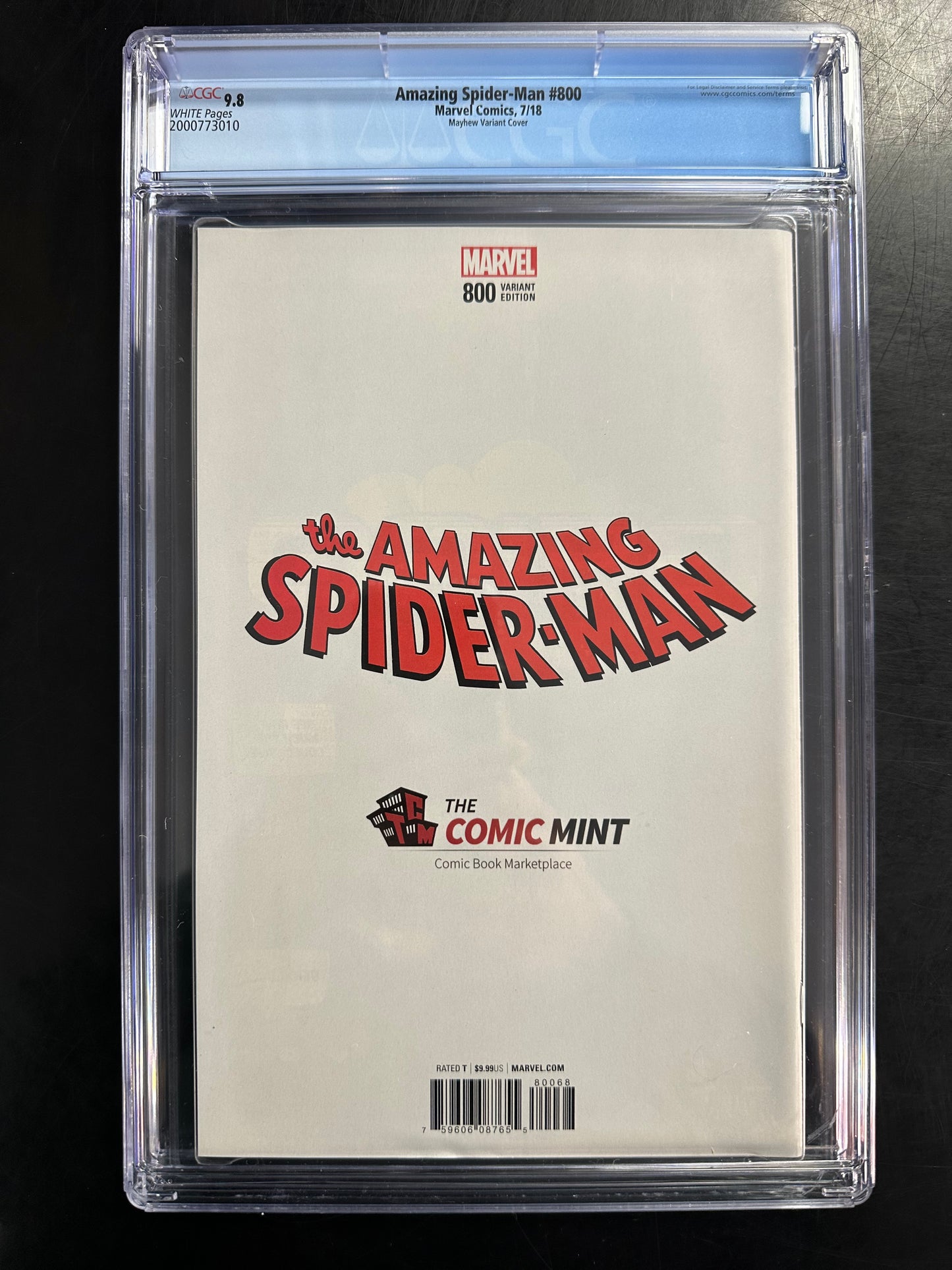 Amazing Spider-Man 800 CGC 9.8 – Comic Mint Exclusive Variant