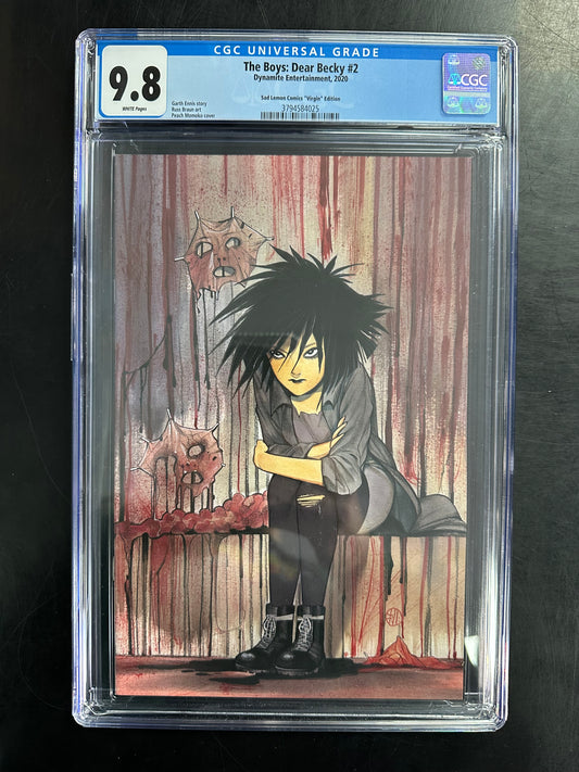 The Boys: Dear Becky #2 CGC 9.8 – Sad Lemon Virgin Edition