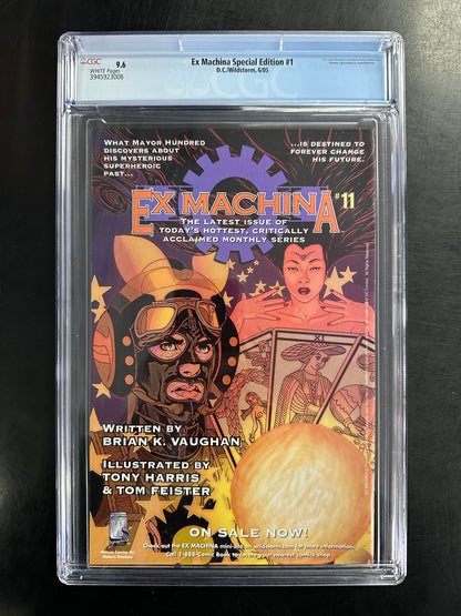Ex Machina Special Edition #1 CGC 9.6 – Sketch Cover